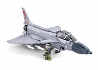 SLUBAN - B1596 ARMY J10 MULTIROLE FIGHTER JET SCALE 1:55 211 PCS C16