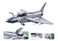 SLUBAN - B1596 ARMY J10 MULTIROLE FIGHTER JET SCALE 1:55 211 PCS C16