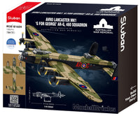 SLUBAN - B1609 MB G FOR GEORGE LANCASTER WW2 BOMBER SCALE 1:44 1382 PC C4