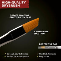 ARMY PAINTER WARGAMER BRUSH - LARGE DRYBRUSH