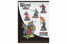 WARGAMES ATLANTIC - BARON'S WAR - FOOT KNIGHT COMMAND (1150-1320)
