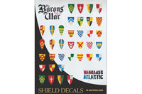 WARGAMES ATLANTIC - BARON'S WAR - SHIELD DECALS (01)
