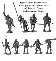 PERRY MINIATURES - WAR OF THE ROSES FOOT KNIGHTS 1450-1500