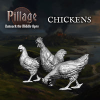 VICTRIX MINIATURES - VXE014 MEDIEVAL FARM ANIMALS