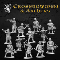 VICTRIX MINIATURES - VXM007 MEDIEVAL CROSSBOWMEN & ARCHERS