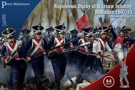 PERRY MINIATURES - DUCHY OF WARSAW NAPOLEONIC INFANTRY BATTALION 1807-1814