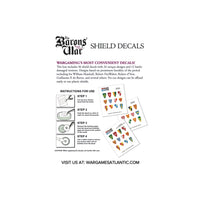 WARGAMES ATLANTIC - BARON'S WAR - SHIELD DECALS (01)