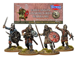 VICTRIX MINIATURES - VXDA016 EARLY SAXON UNARMOURED WARRIORS