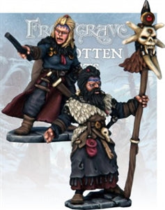 FROSTGRAVE : BARBARIAN WIZARD & APPRENTICE