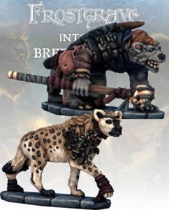 FROSTGRAVE : GNOLL TRACKER & WAR HYENA