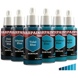 ARMY PAINTER - WARPAINTS FANATIC - FLEXIBLE TRIAD : DEEP GREEN BLUES