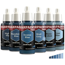 ARMY PAINTER - WARPAINTS FANATIC - FLEXIBLE TRIAD : DESATURATED BLUE & GREYS