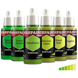 ARMY PAINTER - WARPAINTS FANATIC - FLEXIBLE TRIAD : VIBRANT GREENS