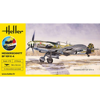 HELLER 1/72 STARTER KIT - MESSERSCHMITT BF109 K-4