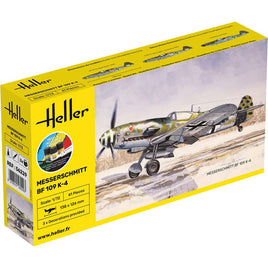 HELLER 1/72 STARTER KIT - MESSERSCHMITT BF109 K-4
