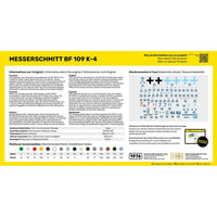 HELLER 1/72 STARTER KIT - MESSERSCHMITT BF109 K-4