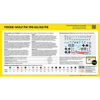 HELLER 1/72 STARTER KIT - FOCKE WULF FW 190 A5/A8/F8