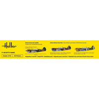 HELLER 1/72 STARTER KIT - P40E KITTY HAWK WITH RAAF DECALS