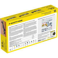HELLER 1/72 STARTER KIT - P40E KITTY HAWK WITH RAAF DECALS