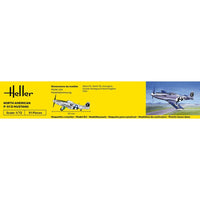 HELLER 1/72 STARTER KIT - P51D MUSTANG