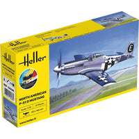 HELLER 1/72 STARTER KIT - P51D MUSTANG