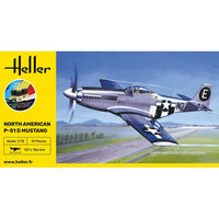 HELLER 1/72 STARTER KIT - P51D MUSTANG