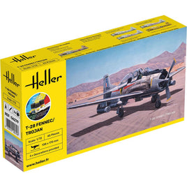 HELLER 1/72 STARTER KIT - T-28 FENNEC / TROJAN