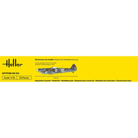HELLER 1/72 STARTER KIT - SUPERMARINE SPITFIRE MK.XVI