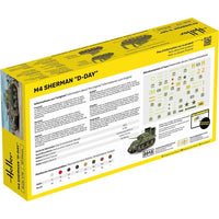 HELLER 1/72 STARTER KIT - M4 SHERMAN D-DAY
