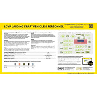 HELLER 1/72 STARTER KIT - LCVP LANDING CRAFT VEHICLE & PERSONNEL