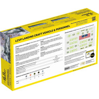 HELLER 1/72 STARTER KIT - LCVP LANDING CRAFT VEHICLE & PERSONNEL