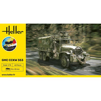 HELLER 1/72 STARTER KIT - GMC CCKW 353 TRUCK