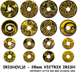 VICTRIX MINIATURES - IRISH (VL) 2 IRISH SHIELD DESIGNS 2