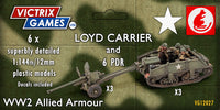 VICTRIX MINIATURES - LOYD CARRIER AND 6PDR