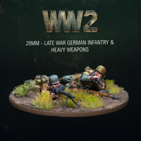 VICTRIX MINIATURES - VW2001 GERMAN INFANTRY AND HEAVY WEAPONS