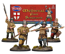 VICTRIX MINIATURES - VXM006 MEDIEVAL FOOT SERGEANTS