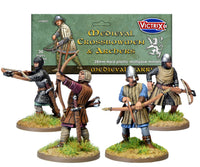 VICTRIX MINIATURES - VXM007 MEDIEVAL CROSSBOWMEN & ARCHERS
