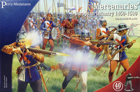 PERRY MINIATURES - WAR OF THE ROSES MERCENARIES EUROPEAN INFANTRY 1450-1500