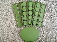 RENEDRA WARGAMING BASES COMBO 25MM DIAMETER / OVAL  (40+1)