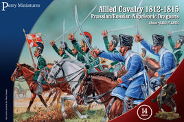 PERRY MINIATURES -  ALLIED CAVALRY : PRUSSIAN / RUSSIAN NAPOLEONIC DRAGOONS 1812 - 1815
