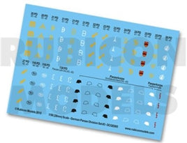 RUBICON MODELS - GERMAN PANZER DIVISIONS SET 3 DECALS