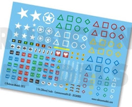 RUBICON MODELS - COMMONWEALTH SET 2 (CANADIAN, POLISH) DECALS