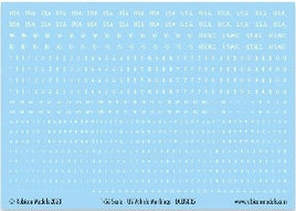 RUBICON MODELS - US VEHICLE MARKINGS (VEHICLE REG + BUMPER CODE)