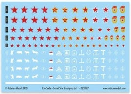 RUBICON MODELS - SOVIET STAR AND INSIGNIA SET