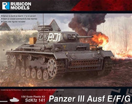 RUBICON MODELS - PANZER III AUSF E / F / G MEDIUM TANK