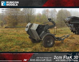 RUBICON MODELS - 2CM FLAK 30 WITH SDAH 51/52 TRAILER ANTI-AIRCRAFT GUN