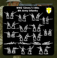 VICTRIX MINIATURES - VG12033 WW2 8TH ARMY BRITISH INFANTRY