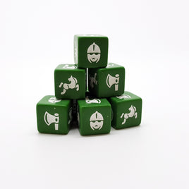 SAGA DICE - ANGLO-DANISH / ANGLO-SAXON / GOTHS / SAXONS / FRANKS (8)