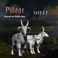 VICTRIX MINIATURES - VXE014 MEDIEVAL FARM ANIMALS