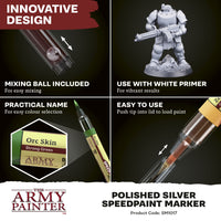 THE ARMY PAINTER - SPEEDPAINT MARKER - POLISHED SILVER